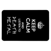 保Calm and 聞 to Death Metal マグネット (横)