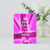 保Calm and 買 More Shoes Postcard ポストカード (スタンド正面)