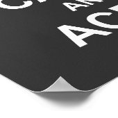 保Calm and Ace Itポスター ポスター (角)