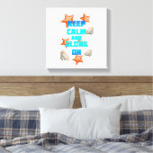 保Calm And Aloha On キャンバスプリント (インサイチュ (寝室))