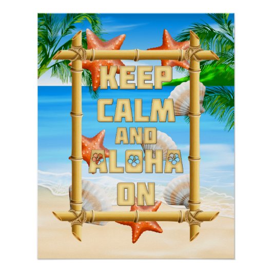 保Calm And Aloha On ポスター (正面)