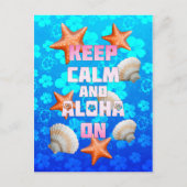 保Calm And Aloha On ポストカード (正面)