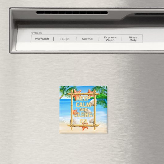 保Calm And Aloha On マグネット (インサイチュ (食洗機))