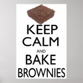 保Calm and Bake Brownies ポスター (正面)
