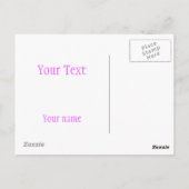 保Calm and Be aプリンセス ポストカード (裏面)