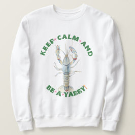 保CALM AND BE A YABBY"メンズTシャツ – おもしろい&ボー スウェットシャツ
