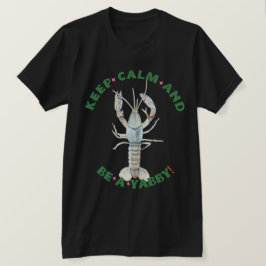 保CALM AND BE A YABBY"メンズTシャツ – おもしろい&ボー Tシャツ