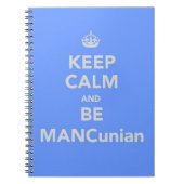 保Calm and Be MANCunian ノートブック (正面)