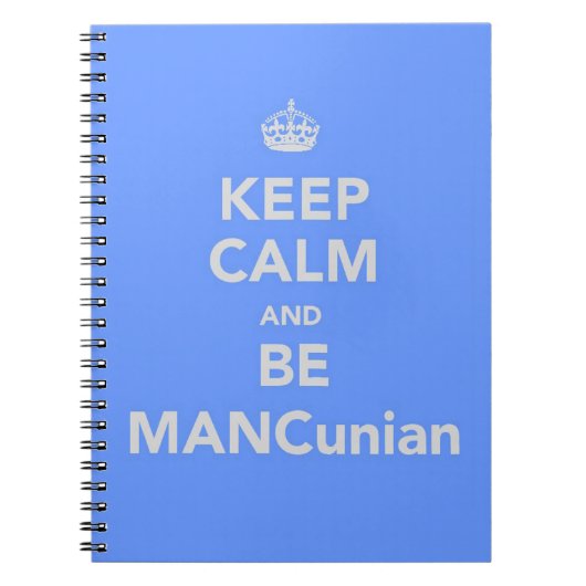 保Calm and Be MANCunian ノートブック (正面)