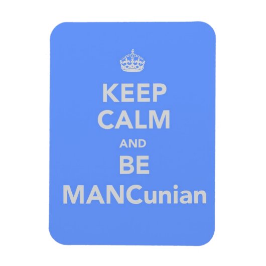 保Calm and Be MANCunian マグネット (縦)