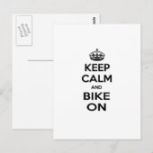 保Calm And Bike On ポストカード (正面/裏面)
