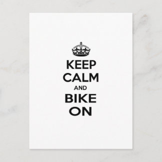 保Calm And Bike On ポストカード
