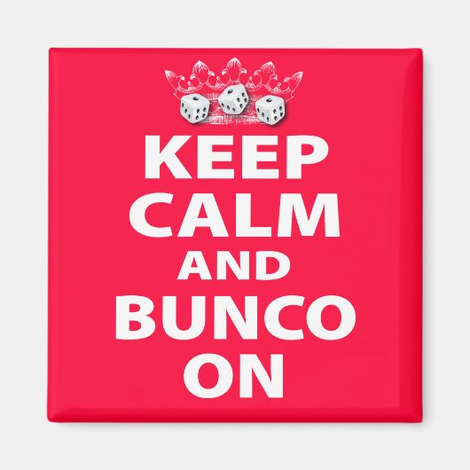 保Calm and Buncoオンデザイン マグネット (正面)