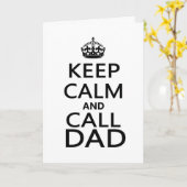 保Calm and Callパパ カード (黄色い花)