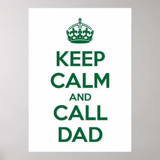 保Calm and Callパパ ポスター (正面)
