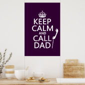保Calm and Callパパ ポスター (キッチン)