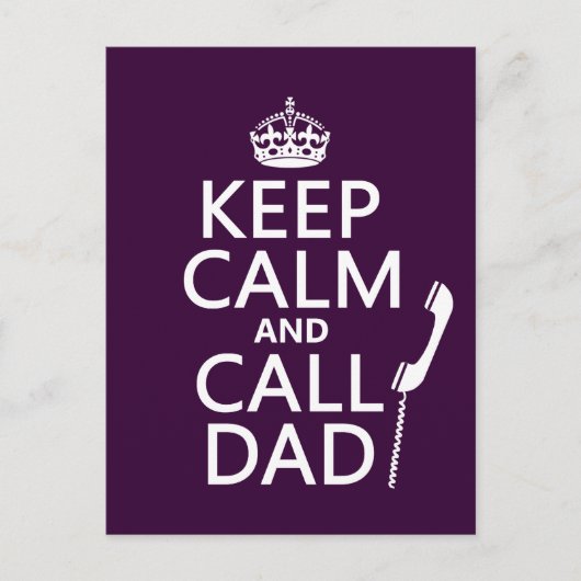 保Calm and Callパパ ポストカード (正面)