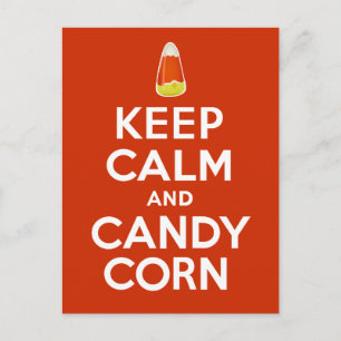 保Calm and Candy Corn ポストカード