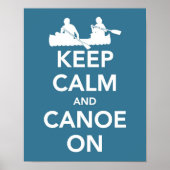 保Calm and Canoe Onプリント ポスター (正面)