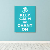 保Calm and Chant Om キャンバスプリント (インサイチュ (ウッドフロア))