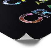 保Calm and Crayon drawスケッチキッズおもしろいc ポスター (角)