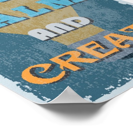 保Calm And Create ポスター (角)