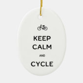 保Calm and Cycle Bike Ceramicオーナメント セラミックオーナメント (正面)