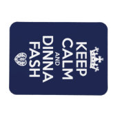 保Calm and Dinna Fash マグネット (横)