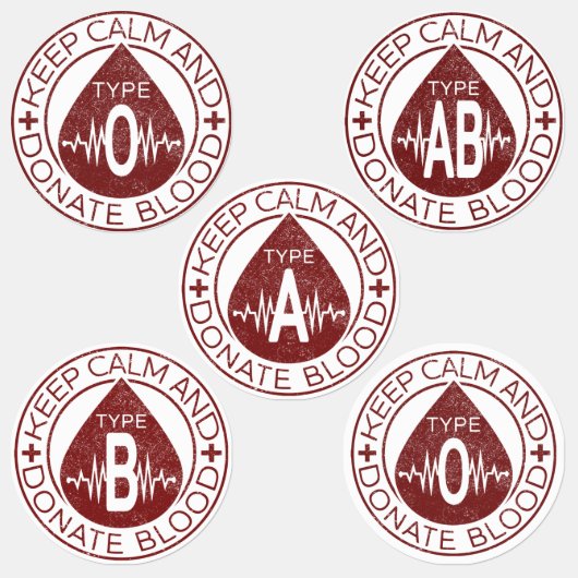 保Calm And Do、 Blood Enblm全血液型 ラベル (グループ)