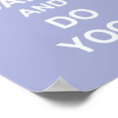 保Calm and Do Yogaポスター ポスター (角)