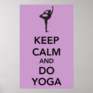 保Calm and do Yogaポスター ポスター