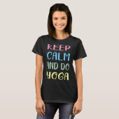 保Calm And Do Yogaリラックス Fit Tシャツ (正面フル)