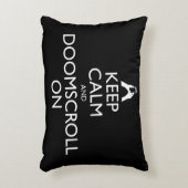 保Calm And Doomscroll On アクセントクッション (正面(垂直))