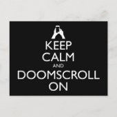 保Calm And Doomscroll On ポストカード (正面)