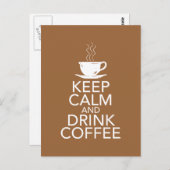 保Calm and Drink Coffee Gift Items ポストカード (正面/裏面)