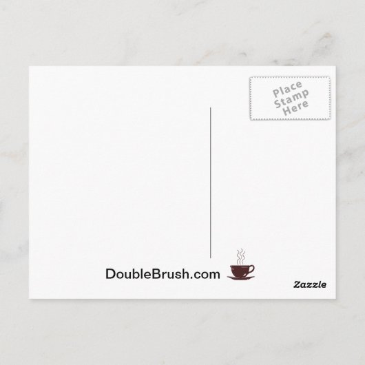 保Calm and Drink Coffee Gift Items ポストカード (裏面)