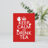 保Calm and Drink Tea - All Colors ポストカード (スタンド正面)