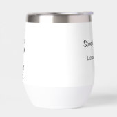 保Calm and Drink Wineカスタム Back文字 (左面)