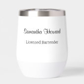 保Calm and Drink Wineカスタム Back文字 (背面)