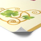 保Calm and Drink Wine Gift ユニーク Art Poster ポスター (角)