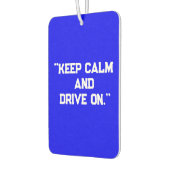 「保Calm and Drive On」やる気を起こさせる車 カーエアーフレッシュナー (左)