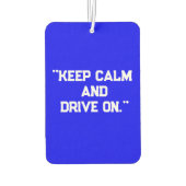 「保Calm and Drive On」やる気を起こさせる車 カーエアーフレッシュナー (裏面)