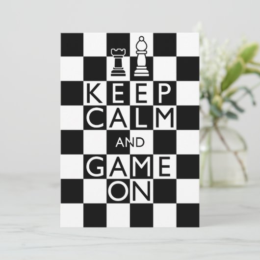保CALM AND GAME ON – チェス (スタンド正面)