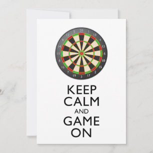 保CALM AND GAME ON - Dart Board