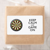 保CALM AND GAME ON - Dart Board ラベル (インサイチュ)