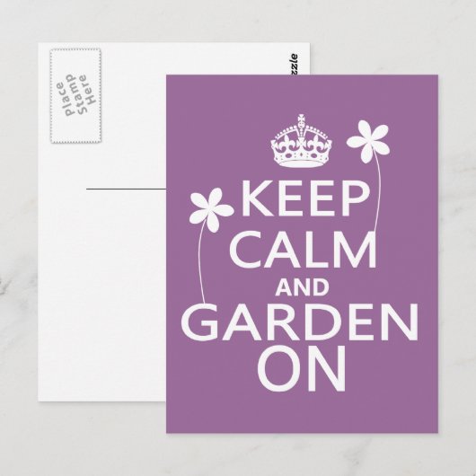 保Calm and Garden ポストカード (正面/裏面)