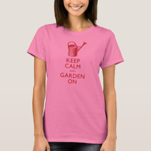 保Calm and Garden Onおもしろい - Tシャツ