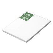 保Calm and Garden On – すべての色 ノートパッド (回転)