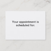 保Calm and Get霊気 予約カード (裏面)