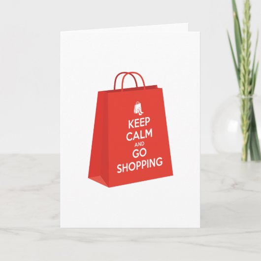 保Calm and Goショッピング(バッグ2) サンキューカード (正面)